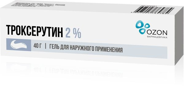 ТРОКСЕРУТИН ГЕЛЬ 2% 40Г ОЗН в Санкт-Петербурге