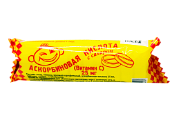 АСКОРБИНОВАЯ К-ТА БАД ТАБ. КРУТКА С САХ. №10 АОМ в Ижевске