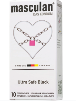ПРЕЗЕРВАТИВЫ МАСКУЛАН УЛЬТРА SAFE BLACK №10 в Екатеринбурге