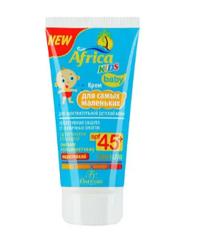 АФРИКА КИДС КРЕМ СОЛНЦЕЗАЩИТНЫЙ SPF 45+ 50МЛ  в Пензе