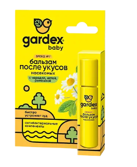 РЕПЕЛЛЕНТ ГАРДЕКС БЕБИ БАЛЬЗАМ СТИК ПОСЛЕ УКУСОВ 7МЛ в Барнауле