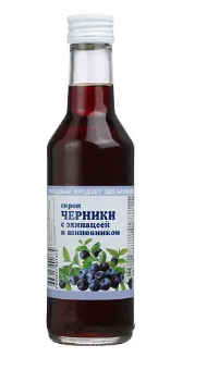 СИРОП ЧЕРНИКА С ЭХИНАЦЕЕЙ И ШИПОВНИКОМ НА САХАРЕ 250МЛ БАД в Ижевске