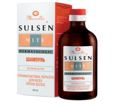 СУЛЬСЕН МИТЕ ШАМПУНЬ П/ПЕРХОТИ МИРРОЛЛА 250МЛ в Ярославле