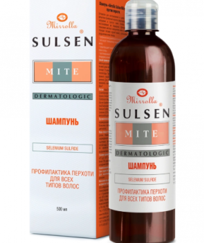 СУЛЬСЕН МИТЕ ШАМПУНЬ П/ПЕРХОТИ МИРРОЛЛА 500МЛ в Краснодаре
