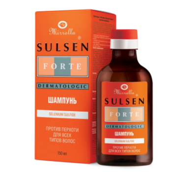 СУЛЬСЕН ФОРТЕ ШАМПУНЬ П/ПЕРХОТИ МИРРОЛЛА 150МЛ в Тюмени