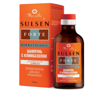 СУЛЬСЕН ФОРТЕ ШАМПУНЬ П/ПЕРХОТИ КЛИМБАЗОЛ МИРРОЛЛА 150МЛ в Тюмени