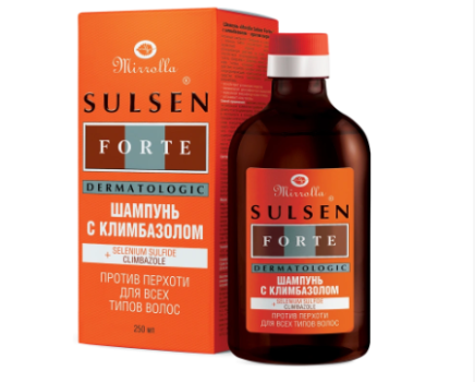 СУЛЬСЕН ФОРТЕ ШАМПУНЬ П/ПЕРХОТИ КЛИМБАЗОЛ МИРРОЛЛА 250МЛ в Тюмени