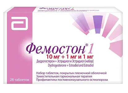 ФЕМОСТОН 1 ТАБ. П.П.О 10МГ+1МГ №28 в Челябинске