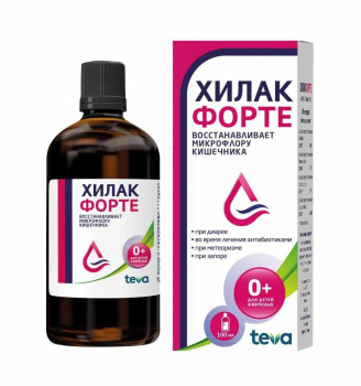 ХИЛАК ФОРТЕ КАПЛИ ВНУТР. 100МЛ в Ярославле