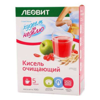 ХУДЕЕМ ЗА НЕДЕЛЮ КИСЕЛЬ ЛЕОВИТ ОЧИЩАЮЩИЙ 20Г №5 в Якутске