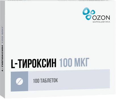 Л-ТИРОКСИН ТАБ. 100МКГ №100 в Чебоксарах