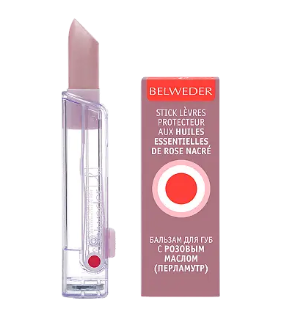 БЕЛЬВЕДЕР БАЛЬЗАМ ДЛЯ ГУБ С РОЗОВЫМ МАСЛОМ 4Г ПЕРЛАМУТРОВЫЙ в Иваново