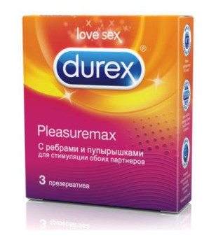 ПРЕЗЕРВАТИВЫ ДЮРЕКС ПЛЕСУРЕМАКС №3 EMOJI в Калуге