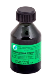 БРИЛЛИАНТОВЫЙ ЗЕЛЕНЫЙ 1% 25МЛ ТУФ в Петрозаводске