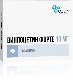 ВИНПОЦЕТИН ФОРТЕ ТАБ. 10МГ №30 ОЗН в Калининграде