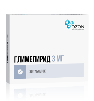 ГЛИМЕПИРИД ТАБ. 3МГ №30 ОЗН в Саранске
