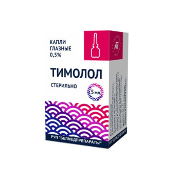 ТИМОЛОЛ КАПЛИ ГЛ. 0.5% 5МЛ БМП в Владимире