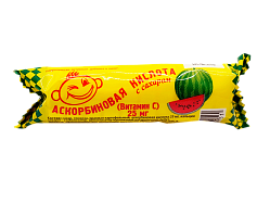 АСКОРБИНОВАЯ К-ТА БАД ТАБ. КРУТКА С САХ. АРБУЗ №10 АОМ в Ижевске