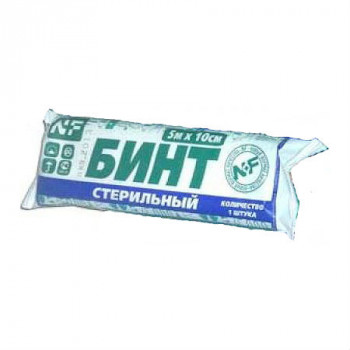 БИНТ МАРЛЕВЫЙ СТЕР 5МХ10СМ ВФЕ в Новосибирске