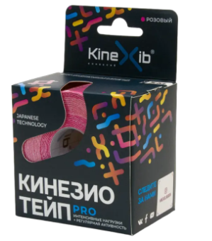 БИНТ КИНЕЗИО ТЕЙП PRO 5СМХ5М РОЗОВЫЙ в Саратове