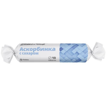 АСКОРБИНКА ТАБ. КРУТКА С САХ. 2,9Г №10 ЭРМ БАД в Владивостоке