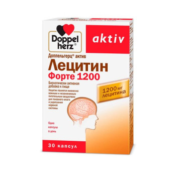 ДОППЕЛЬГЕРЦ АКТИВ ЛЕЦИТИН ФОРТЕ КАПС. 1.2Г №30 БАД в Благовещенске