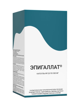 ЭПИГАЛЛАТ КАПС. 500МГ №120 БАД в Смоленске