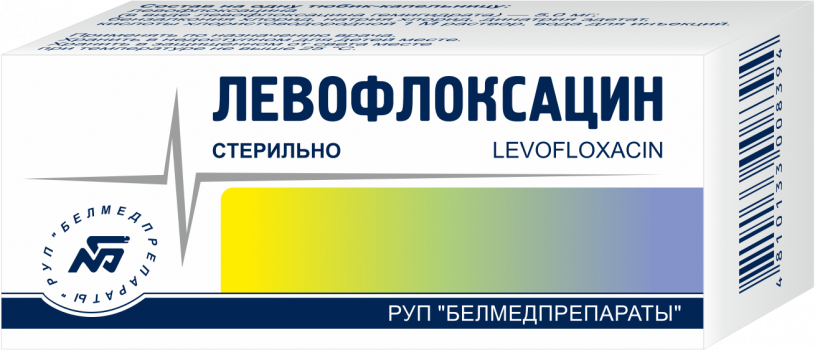 ЛЕВОФЛОКСАЦИН КАПЛИ ГЛ. 0,5% 5МЛ БМП в Санкт-Петербурге
