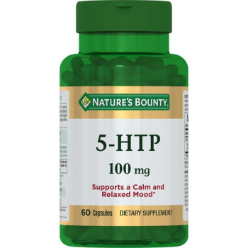 НЭЙЧЕС БАУНТИ 5-ГИДРОКСИТРИПТОФАН (5-HTP) КАПС 100МГ №60 БАД в Липецке
