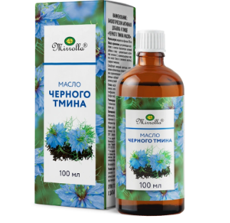 МАСЛО ЧЕРНОГО ТМИНА ПИЩЕВОЕ МИРРОЛЛА 100МЛ БАД в Ставрополе