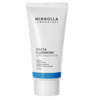 ЦИНКОВАЯ ПАСТА МИРРОЛЛА 40Г в Хабаровске