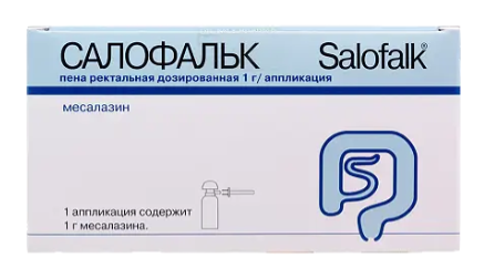 САЛОФАЛЬК ПЕНА РЕКТ ДОЗ.1Г/АППЛИКАЦИЯ 7ДОЗ №14 в Воронеже