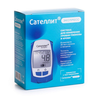 САТЕЛЛИТ ЭКСПРЕСС ГЛЮКОМЕТР ПКГ-03 в Пскове