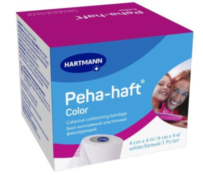 БИНТ ПЕХА-ХАФТ САМОФИКСИР КОГЕЗИВНЫЙ 4МХ4СМ БЕЛЫЙ №1 в Красноярске