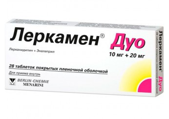 ЛЕРКАМЕН ДУО ТАБ. П.П.О. 10МГ+20МГ №28 в Санкт-Петербурге