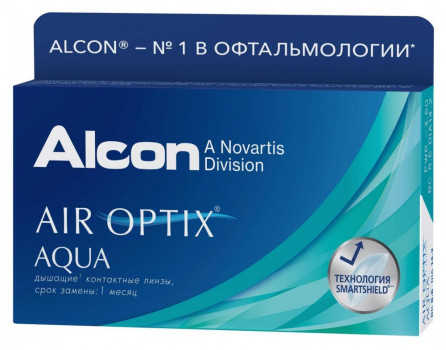 ALCON AIR OPTIX AQUA КОНТАКТНЫЕ ЛИНЗЫ (-5,75 /8.6/14,2) №3 в Москве