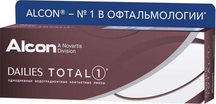 АЛКОН DAILIES TOTAL1 КОНТАКТНЫЕ ЛИНЗЫ (-4,75 /8,5/14.1) №90 в Москве