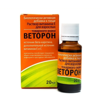 ВЕТОРОН Е Р-Р ВНУТР 2% 20МЛ БАД в Курске