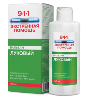 911 ЭКСТРЕННАЯ ПОМОЩЬ БАЛЬЗАМ ЛУКОВЫЙ 150МЛ в Хабаровске