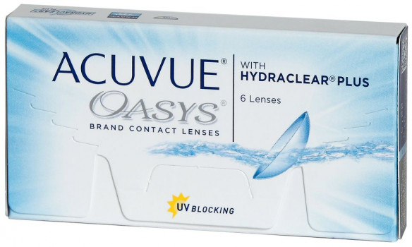 ACUVUE OASYS WITH HYDRACLEAR PLUS КОНТАКТНЫЕ ЛИНЗЫ (+4,00 /8,4/14,2) №6 в Москве