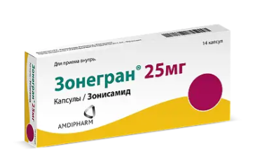 ЗОНЕГРАН КАПС. 25МГ №14 в Хабаровске