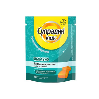 СУПРАДИН КИДС ИММУНО ПАСТ. ЖЕВ. №30 БАД в Краснодаре