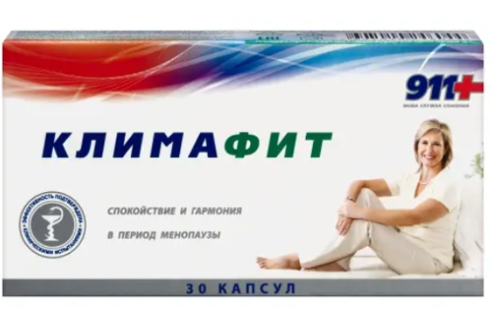 911 КЛИМАФИТ КОМПЛЕКС ВИТАМИНОВ ДЛЯ ЖЕНЩИН КАПС. №30 в Краснодаре
