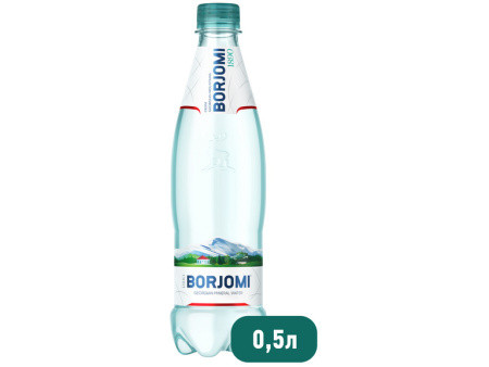 ВОДА МИНЕРАЛЬНАЯ БОРЖОМИ 500МЛ (ГАЗ/ПЭ) в Чебоксарах