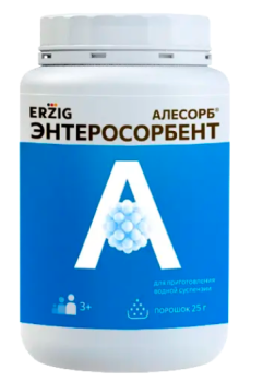 АЛЕСОРБ ЭНТЕРОСОРБЕНТ ПОР. ДЛЯ ПРИГ. СУСП. ВНУТР. 25Г БАД в Петрозаводске