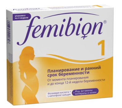 ФЕМИБИОН 1 ТАБ. П.П.О. 917МГ №28 БАД в Мурманске