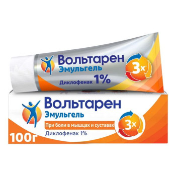 ВОЛЬТАРЕН ЭМУЛЬГЕЛЬ 1% 100Г в Воронеже