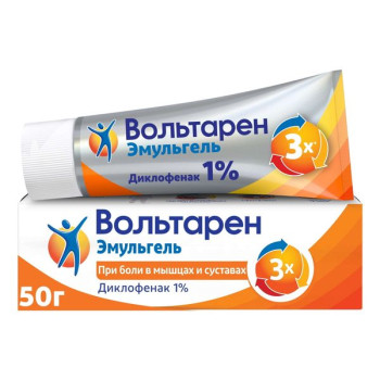ВОЛЬТАРЕН ЭМУЛЬГЕЛЬ 1% 50Г в Челябинске