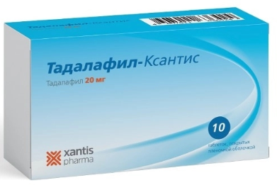 ТАДАЛАФИЛ КСАНТИС ТАБ. П.П.О 20МГ №10 в Москве
