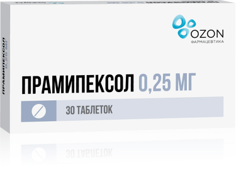 ПРАМИПЕКСОЛ 0,25МГ №30 ОЗН в Краснодаре